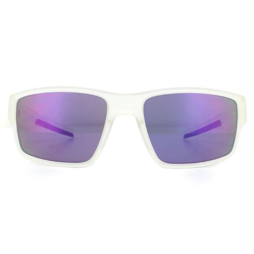 Rectangle Matte Clear Purple Mirror Sunglasses - - One Size - Tommy Hilfiger - Modalova