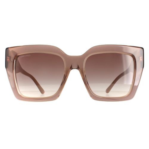 Womens Square Nude Brown Gradient ELENI/G/S Sunglasses - - One Size - NastyGal UK (+IE) - Modalova
