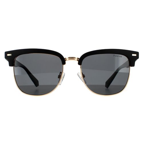 Square Matte Grey Polarized Sunglasses - One Size - Polaroid - Modalova