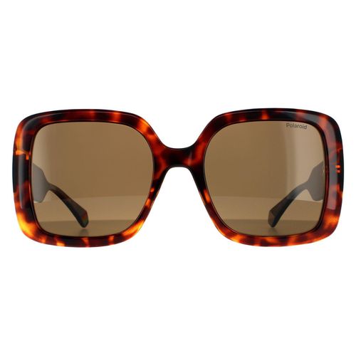Womens Square Dark Havana Bronze Polarized Sunglasses - - One Size - NastyGal UK (+IE) - Modalova