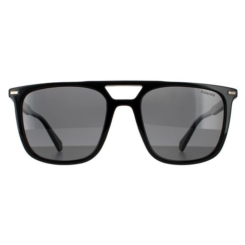 Rectangle Grey Polarized Sunglasses - One Size - Polaroid - Modalova