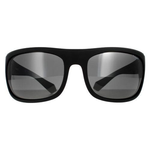 Wrap Grey Grey Polarized Sunglasses - One Size - Polaroid - Modalova