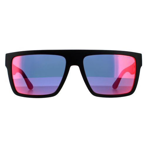Rectangle Matte Grey Infrared Sunglasses - One Size - Tommy Hilfiger - Modalova
