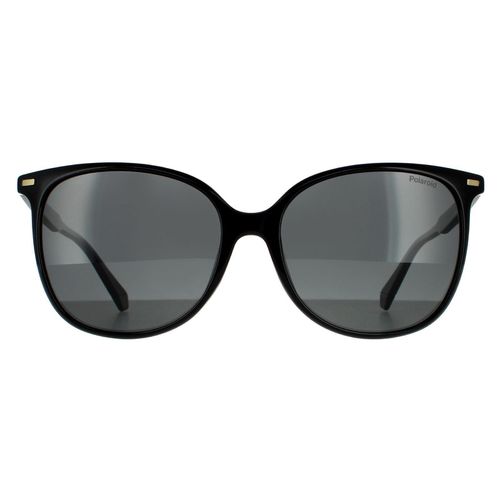 Womens Cat Eye Grey Polarized Sunglasses - One Size - Polaroid - Modalova
