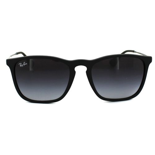 Round Rubber Gradient Grey Chris 4187 Sunglasses - One Size - Ray-Ban - Modalova