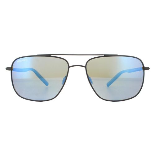 Aviator Matte Blue Mineral Polarized 555nm Blue Sunglasses - One Size - Serengeti - Modalova