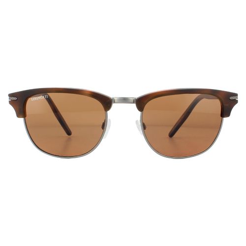 Round Matte Mineral Polarized Drivers Sunglasses - One Size - Serengeti - Modalova