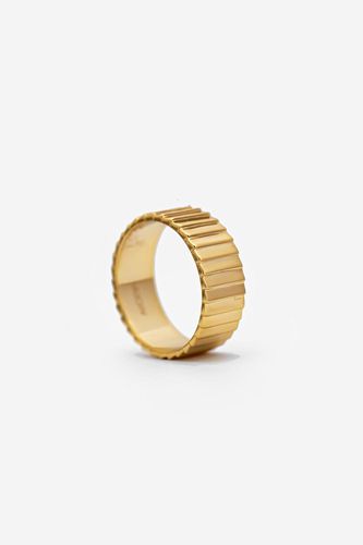 Womens Gold Thick Cigar Ring - Minimalist Jewellery - - M - NastyGal UK (+IE) - Modalova