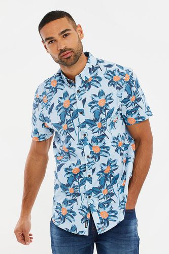 Bellis' Cotton Tropical Print Short Sleeve Shirt - - XXL - NastyGal UK (+IE) - Modalova