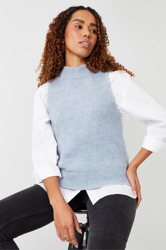 Womens 'Hazel' Crew Neck Knitted Vest - - 10 - Threadbare - Modalova