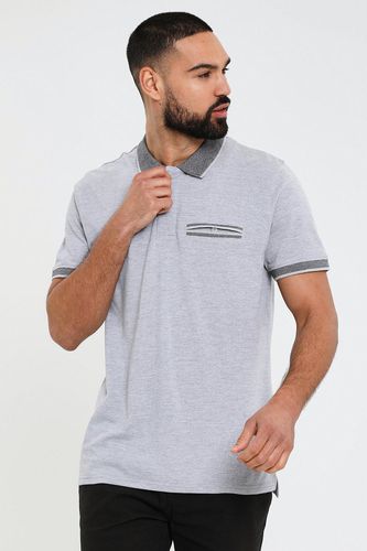 Mansfield' Checked Collar Pique Polo Shirt - - XXL - NastyGal UK (+IE) - Modalova