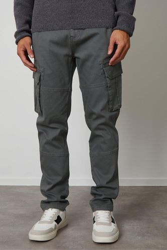 Freeze' Cotton Cargo Pocket Trousers With Stretch - - 34R - Threadbare - Modalova