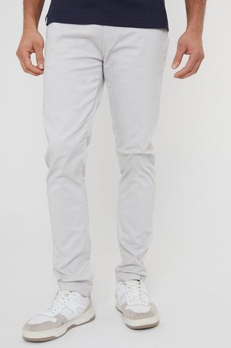 Castello' Cotton Slim Fit Chino Trousers With Stretch - - 34R - Threadbare - Modalova