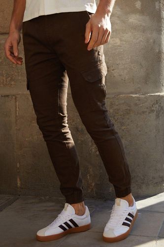 Belfast' Cotton Jogger Style Cargo Trousers With Stretch - - XXL - Threadbare - Modalova