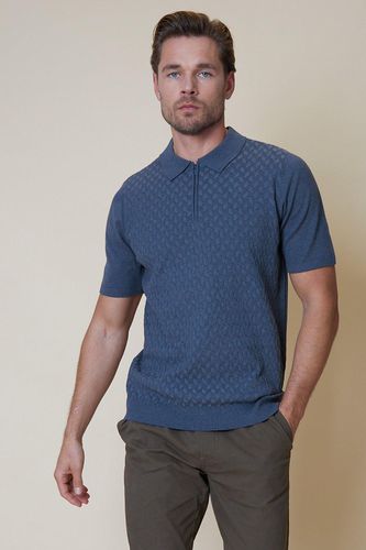 Marrick' Cotton Mix Textured Short Sleeve Knitted Polo - - XL - NastyGal UK (+IE) - Modalova