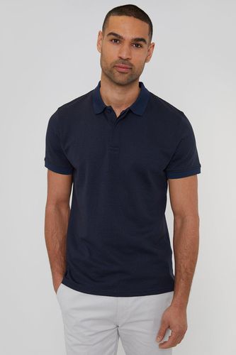 Donora' Textured Cotton Rich Polo Shirt - - XL - Threadbare - Modalova