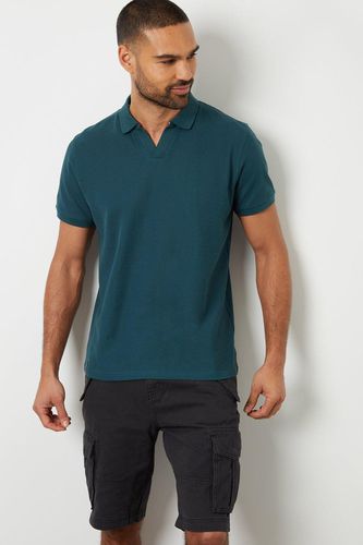 Truffle' Open Collar Pique Polo Shirt - - XL - NastyGal UK (+IE) - Modalova