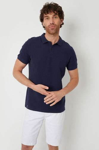 Sedona' Waffle Cotton Jersey Polo Shirt - - M - Threadbare - Modalova