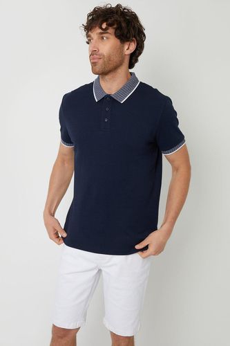 Ryker' Cotton Contrast Collar Polo Shirt - - XL - Threadbare - Modalova