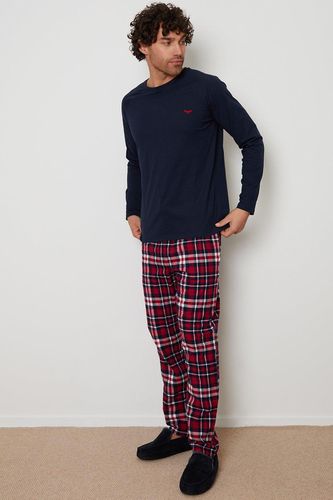 Flint' Cotton Blend Check Pyjama Set - - XL - NastyGal UK (+IE) - Modalova