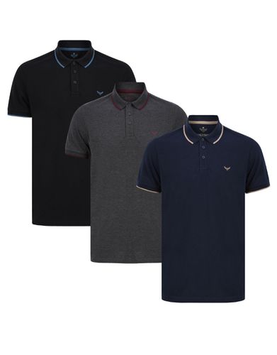 Pack 'Nevada' Cotton Polo Shirts - - S - NastyGal UK (+IE) - Modalova