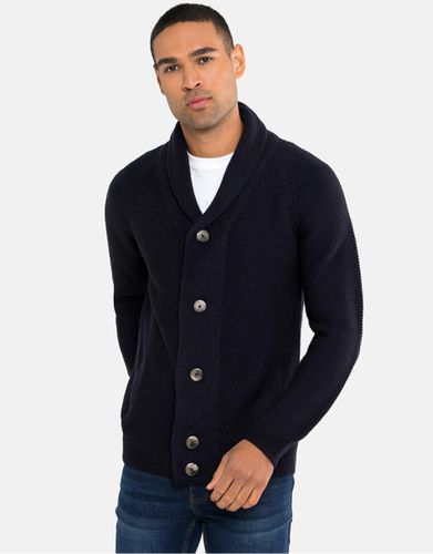 Hanway' Shawl Collar Textured Knit Cardigan - - M - Threadbare - Modalova