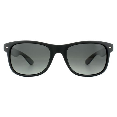 Rectangle Matt Smoke Grey Gradient Polarized Sunglasses - One Size - Polaroid - Modalova