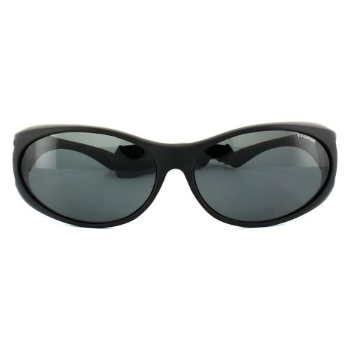 Womens Suncovers Wrap Grey Polarized Sunglasses - One Size - Polaroid - Modalova