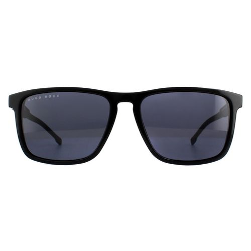 Square Grey Blue Sunglasses - One Size - Hugo Boss - Modalova
