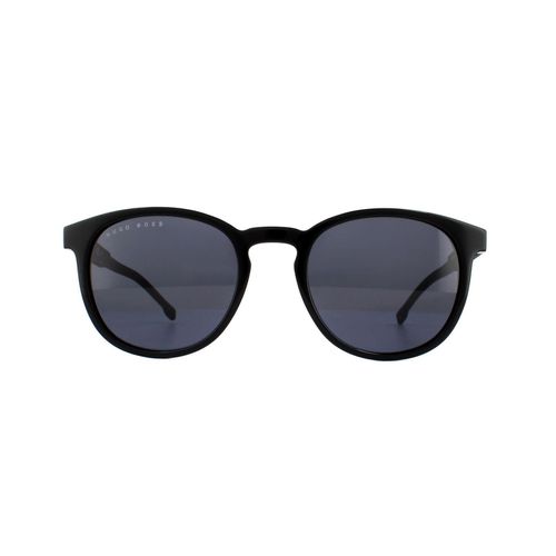 Round Grey Blue Sunglasses - One Size - Hugo Boss - Modalova