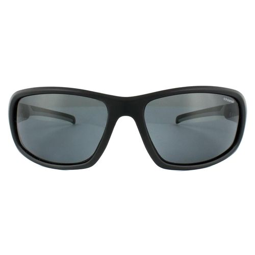 Sport Wrap & Grey Grey Polarized Sunglasses - One Size - Polaroid - Modalova