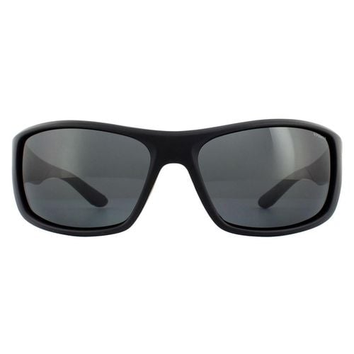 Wrap Grey Polarized Sunglasses - One Size - Polaroid - Modalova