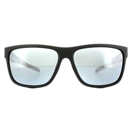 Sport Rectangle Red Grey Silver Mirror Polarized Sunglasses - One Size - NastyGal UK (+IE) - Modalova