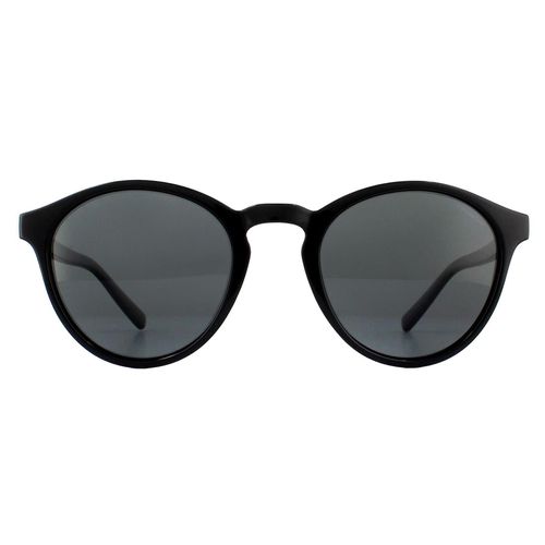 Round Shiny Grey Polarized Sunglasses - One Size - Polaroid - Modalova