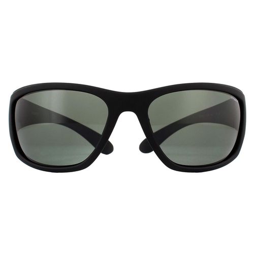 Wrap Rubber Grey Polarized Sunglasses - One Size - Polaroid - Modalova