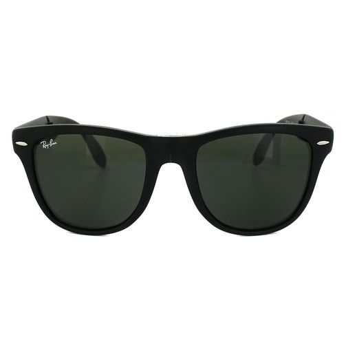 Rectangle Matt Green Folding Wayfarer 4105 Sunglasses - One Size - NastyGal UK (+IE) - Modalova