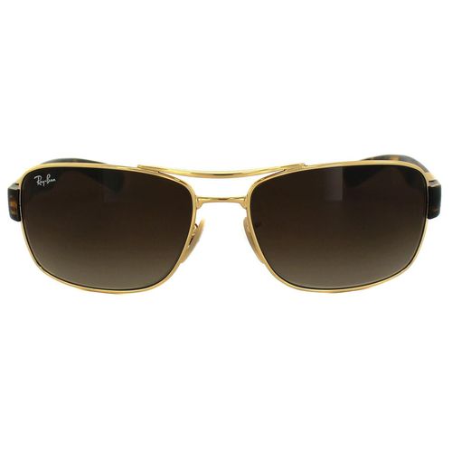 Rectangle Gold Brown Gradient Sunglasses - - One Size - Ray-Ban - Modalova