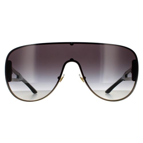 Shield Pale Gold Grey Gradient Sunglasses - - One Size - NastyGal UK (+IE) - Modalova