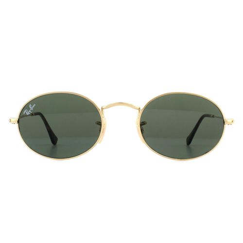 Oval Gold Green G-15 Oval 3547N Sunglasses - - One Size - Ray-Ban - Modalova