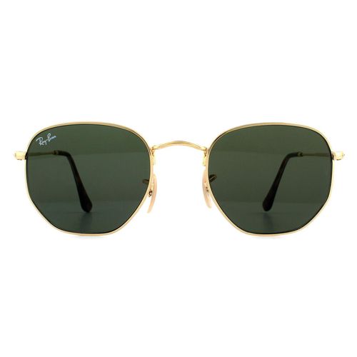 Square Gold Green G-15 Sunglasses - - One Size - NastyGal UK (+IE) - Modalova