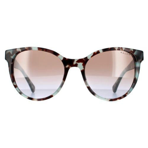 Womens Fashion Tortoise Violet Gradient Silver Mirror Sunglasses - One Size - Ralph by Ralph Lauren - Modalova