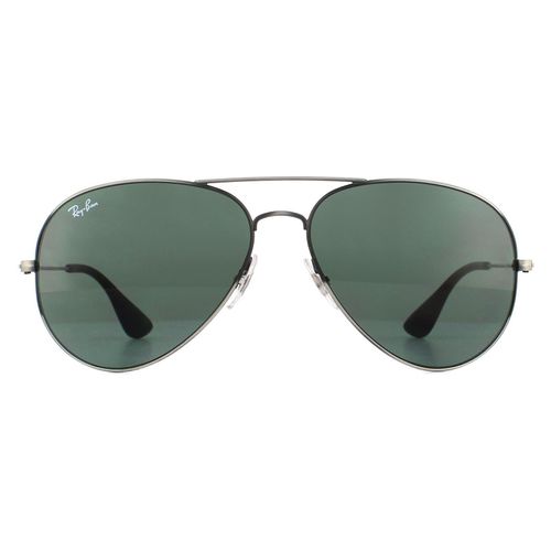Aviator Antique Black Green Classic Sunglasses - - One Size - Ray-Ban - Modalova
