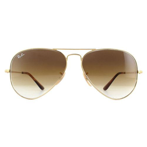 Aviator Gold Brown Gradient Sunglasses - - One Size - NastyGal UK (+IE) - Modalova