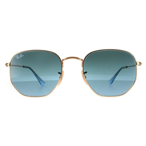 Square Gold Blue Grey Gradient Sunglasses - - One Size - NastyGal UK (+IE) - Modalova