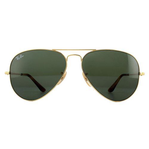 Aviator Gold Green Sunglasses - - One Size - Ray-Ban - Modalova