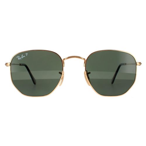 Square Gold G-15 Green Polarized Sunglasses - - One Size - Ray-Ban - Modalova