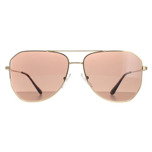 Aviator Gold Brown Grey Mirror Internal PR63XS Sunglasses - - One Size - NastyGal UK (+IE) - Modalova