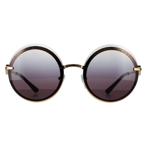 Womens Round Pink Gold Grey Gradient Sunglasses - - One Size - NastyGal UK (+IE) - Modalova