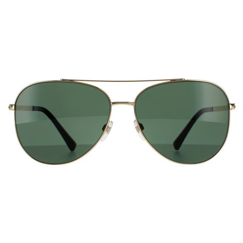 Womens Aviator Gold Green Sunglasses - - One Size - NastyGal UK (+IE) - Modalova