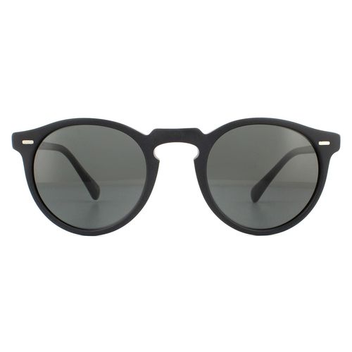 Round Semi Matte Crystal Midnight Express Polarised Sunglasses - One Size - Oliver Peoples - Modalova